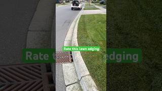 Rate this lawn edging  lawn edging with string trimmer satisfying [upl. by Helbonna]