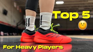 Top 5 Basketball Shoes for Heavy Players [upl. by Drareg]