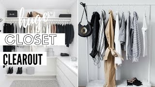 Huge Closet Clearout  Before amp After Closet Tour ♡ The Style Insider [upl. by Zenobia]