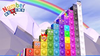 New Meta Numberblocks POP IT Cubes 1  10 MILLION BIGGEST Standing Tall Numbers Pattern [upl. by Stutzman]