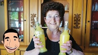 LIMONCELLO RECIPE  Italian Nonna making the Best Limoncello in the World [upl. by Jumbala229]