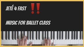 JETÉ 4 Fast Ballet  Music for Ballet Class [upl. by Cho]