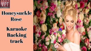 Honeysuckle Rose karaoke backing track bossa beat [upl. by Lamaaj]