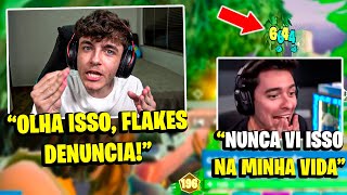 FLAKES ANALISA HACKER pela PRIMEIRA VEZ com SUETAM no Fortnite [upl. by Nayk394]