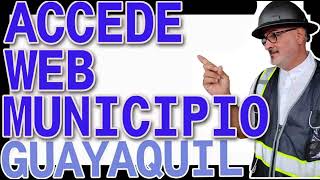 ¿Cómo crear usuario y contraseña en el Municipio de Guayaquil Cómo puedo obtener la Clave de Acceso [upl. by Euginimod]