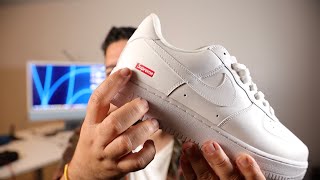 Al FIN CONSEGUÍ LOS NIKE AIR FORCE 1 X SUPREME [upl. by Eiramnaej]