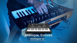 KORG minilogue xd Analog Evolved [upl. by Eicnan870]