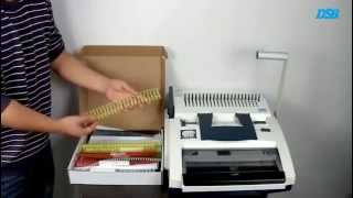 DSB CW350 Manual Comb and Wire Binding Machine [upl. by Anoid]