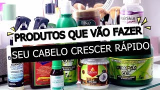 PRODUTOS QUE ACELERAM O CRESCIMENTO DOS CABELOS [upl. by Gierk]