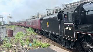 Class 44871 Passing Manors 180524 [upl. by Akessej]