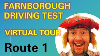 Farnborough driving test route 1 VR [upl. by Analise]