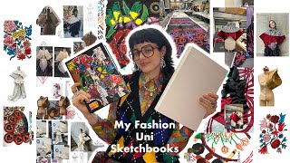 My CSM Fashion Design Sketchbooks [upl. by Wootten]