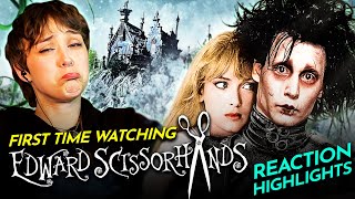 Nicki moved to tears by EDWARD SCISSORHANDS 1990 Movie Reaction FIRST ITME WATCHING [upl. by Aisatana224]