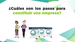 Pasos para constituir una empresa [upl. by Saturday88]