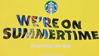 STARBUCKS COFFEE COMMERCIAL 2024  WERE ON SUMMERTIME  HERE COMES THE HOTSTEPPER  LNI KAMOZE [upl. by Alix]