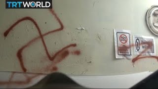 UK Islamophobia Muslim school vandalised [upl. by Gussman]