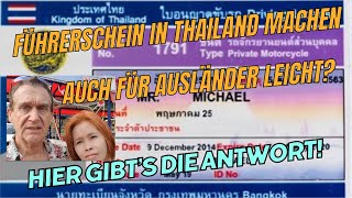 Führerschein in Thailand machen Chicos Thai Life [upl. by Letniuq353]