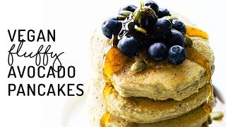 Vegan Avocado Pancakes glutenfree with grainfree option [upl. by Carboni]