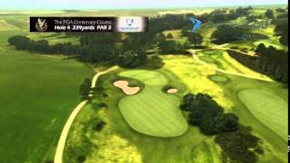 Gleneagles PGA Centenary Course Guide  Par 3 4th [upl. by Maller]