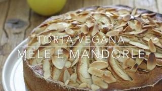 Torta vegana mele e mandorle [upl. by Alleunam]