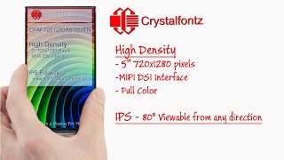 5quot 720x1280 MIPI DSI IPS TFT Display  ILITEK ILI9881C Controller  High Density Display [upl. by Ynohtn914]