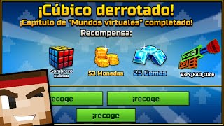 QUÉ PASA CUANDO COMPLETAS MUNDOS VIRTUALES en PIXEL GUN 3D 4to Mundo Campaña  Pixel Gun 3D [upl. by Wardlaw]