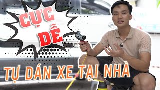 Hướng Dẫn  Dán Decal Xe Ô Tô Tại Nhà Cực Dễ [upl. by Eilatan]