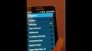 Samsung Galaxy Note 3 Ringtones [upl. by Eenel]