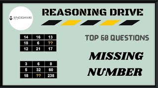 MISSING NUMBER  SSC REASONING Top Previous Year Questions [upl. by Kcolttam]