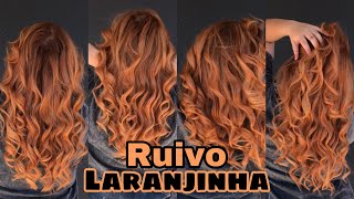 Pintei o meu cabelo com a igora 877 97  Ruivo Laranjinha [upl. by Annunciata]