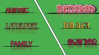 AUSTRIC LANGUAGE FAMILY [upl. by Mirth687]