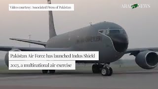 Pakistan Air Force launches 14nation Indus Shield 2023 exercise with Middle Eastern participation [upl. by Ochs872]