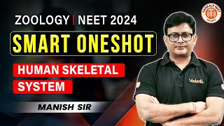 Human Skeletal System  Zoology  SMART ONE SHOT  Neet Exam 2024  Manish Sir [upl. by Matthias859]