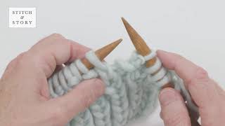 HOW TO KNIT FISHERMANS RIB  KNITTING TUTORIAL [upl. by Naitirb631]