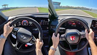 Hyundai Elantra N vs FL5 Honda Civic Type R  POV Modified Comparison [upl. by Neroled]