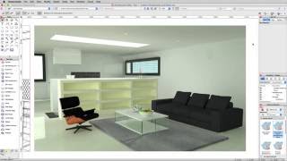 Rendering in Vectorworks  Indirect Lighting [upl. by Shaper]