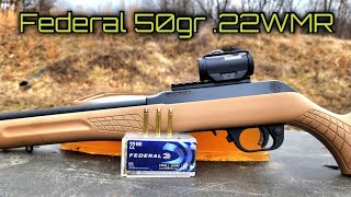 Federal 50gr HP 22WMR Ballistic Gel Test Shoot amp Review 22 Magnum [upl. by Atolrac]