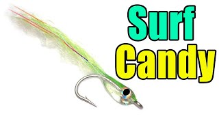 Surf Candy  Best Striped Bass Tuna Salmon Baitfish Streamer  Bob Popovics Fly Pattern [upl. by Tonneson]