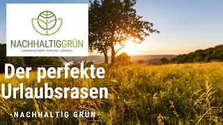 Der perfekte Urlaubsrasen l Festuca rubra l nachhaltiggruen l Gräsermischungen l RSM l Trockenheit [upl. by Gloria]