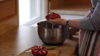 How to Deseed a Pomegranate in 30 Seconds [upl. by Adamec]