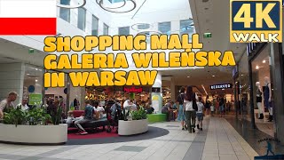 Shopping Mall Galeria Wileńska in Warsaw13082022Walking in Warsaw Poland [upl. by Ecirtaeb382]