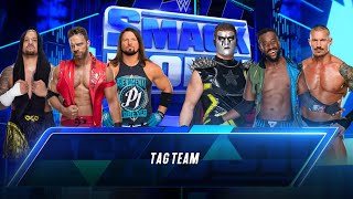 Solo Sikoa AJ Styles LA Knight vs Stardust Kofi Kingston Randy Orton  The Ultimate WWE Experience [upl. by Sublett]