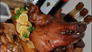 Malasang Chinoi Ovenroasted Pork Head Lechon  Litson Ulo ng Baboy [upl. by Atsirk]