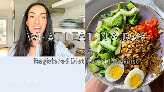 What I Eat In A Day As A Registered Dietitian Nutritionist  Mindful Eating Tips [upl. by Selwyn]