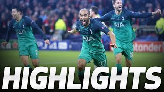 LUCAS MOURAS INCREDIBLE HATTRICK  HIGHLIGHTS  Ajax 23 Spurs UEFA Champions League semifinal [upl. by Simpkins907]