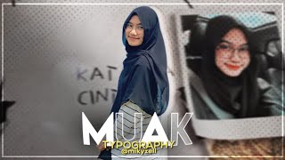 Aruma  Muak Vintage Typography  Alight Motion [upl. by Erminna]