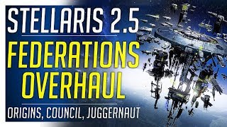 Lithoids amp Federations  Stellaris 25 First Gameplay Info [upl. by Zusman862]