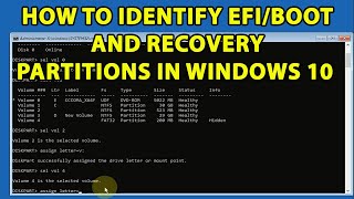 How to Identify EFI or Boot Partition in Windows 10  How do I find My EFI Partition Windows 10 amp 11 [upl. by Talbot545]