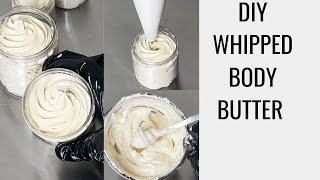 DIY Whipped Body Butter With RECIPE Very Easy For Beginners [upl. by Eladal]