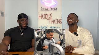 HODGETWINS CRAZY BACK WORKOUT REACTION [upl. by Asiar]